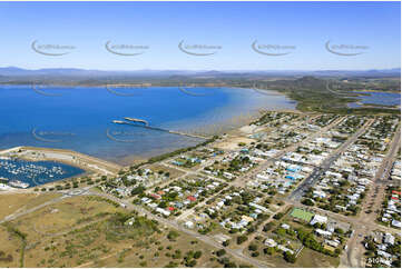 Aerial Photo Bowen CBD Area Aerial Photography