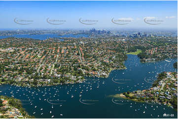 Aerial Photo Quakers Hat Bay Mosman Aerial Photography