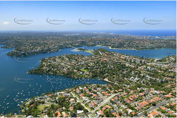 Aerial Photo Quakers Hat Bay Mosman Aerial Photography