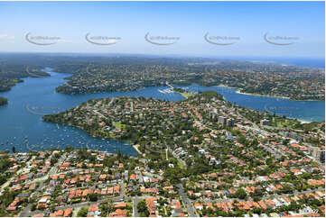 Aerial Photo Quakers Hat Bay Mosman Aerial Photography