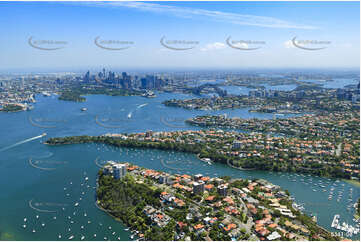 Aerial Photo Cremorne Point Aerial Photography