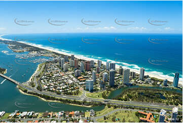 Aerial Photo Main Beach QLD Aerial Photography