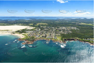 Aerial Photo Anna Bay NSW Aerial Photography