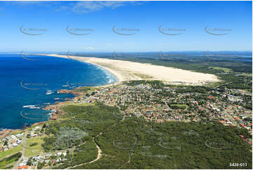 Aerial Photo Anna Bay NSW Aerial Photography