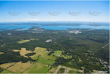 Aerial Photo One Mile Beach NSW Aerial Photography