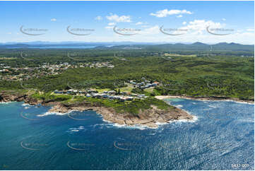 Aerial Photo Fishermans Bay NSW Aerial Photography