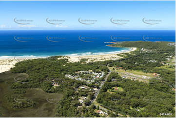 Aerial Photo One Mile Beach NSW Aerial Photography