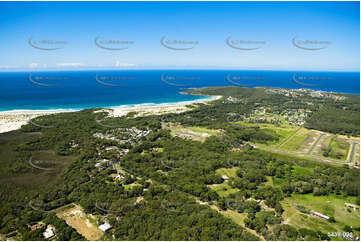 Aerial Photo One Mile Beach NSW Aerial Photography