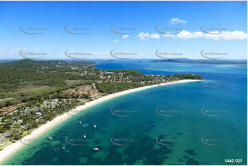 Aerial Photo Shoal Bay NSW Aerial Photography