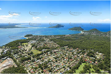 Aerial Photo Nelson Bay NSW Aerial Photography