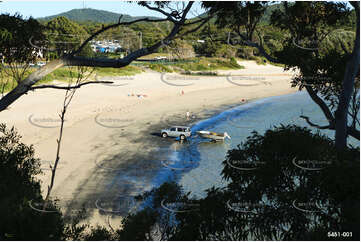 The Boat Ramp at Fingal Bay NSW Aerial Photography