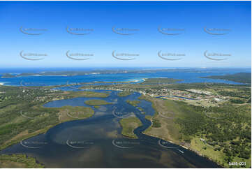 Aerial Photo Tea Gardens NSW Aerial Photography