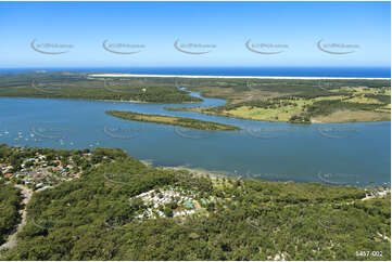 Aerial Photo Lemon Tree Passage NSW Aerial Photography