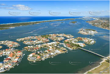 Aerial Photo Sovereign Island QLD Aerial Photography