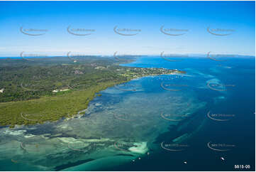 Aerial Photo Dunwich, North Stradbroke Island QLD Aerial Photography