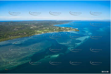 Aerial Photo Dunwich, North Stradbroke Island QLD Aerial Photography