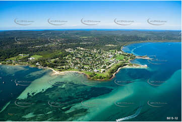 Aerial Photo Dunwich, North Stradbroke Island QLD Aerial Photography