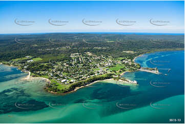 Aerial Photo Dunwich, North Stradbroke Island QLD Aerial Photography