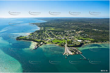 Aerial Photo Dunwich, North Stradbroke Island QLD Aerial Photography