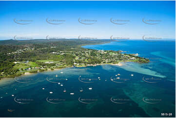 Aerial Photo Dunwich, North Stradbroke Island QLD Aerial Photography