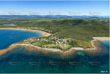 Aerial Photo Grasstree Beach QLD Aerial Photography