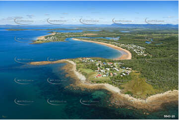 Aerial Photo Grasstree Beach QLD Aerial Photography