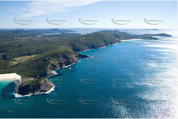 Aerial Photo Bald Head at Smiths Lake NSW Aerial Photography