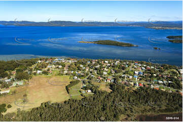 Aerial Photo Green Point & Wallis Lake NSW Aerial Photography