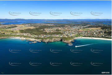 Aerial Photo Pipers Bay Forster NSW Aerial Photography