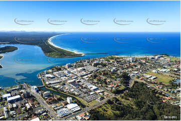 Aerial Photo Hibbard Area Port Macquarie NSW Aerial Photography