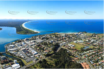 Aerial Photo Hibbard Area Port Macquarie NSW Aerial Photography