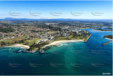 Aerial Photo Hibbard Area Port Macquarie NSW Aerial Photography