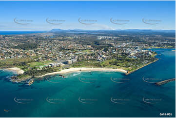 Aerial Photo Hibbard Area Port Macquarie NSW Aerial Photography