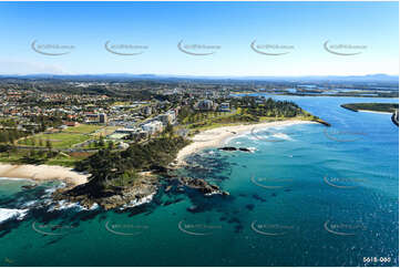 Aerial Photo Hibbard Area Port Macquarie NSW Aerial Photography