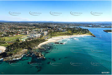 Aerial Photo Hibbard Area Port Macquarie NSW Aerial Photography