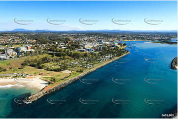 Aerial Photo Hibbard Area Port Macquarie NSW Aerial Photography