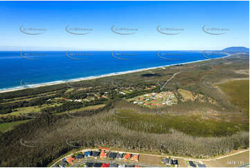 Aerial Photo Hibbard Area Port Macquarie NSW Aerial Photography