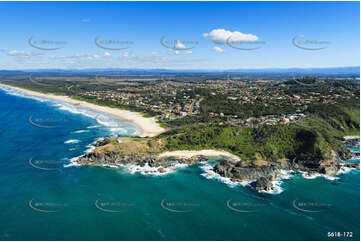 Aerial Photo Hibbard Area Port Macquarie NSW Aerial Photography