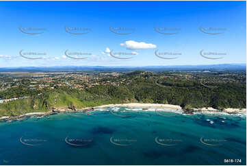 Aerial Photo Hibbard Area Port Macquarie NSW Aerial Photography