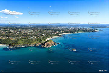 Aerial Photo Hibbard Area Port Macquarie NSW Aerial Photography