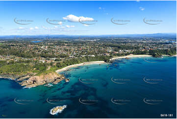 Aerial Photo Hibbard Area Port Macquarie NSW Aerial Photography