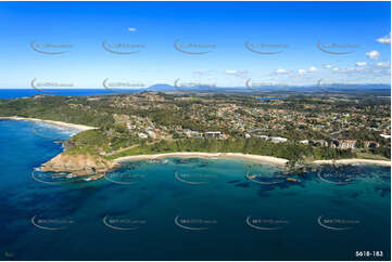 Aerial Photo Hibbard Area Port Macquarie NSW Aerial Photography