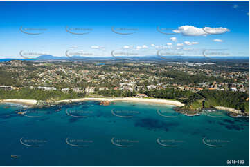 Aerial Photo Hibbard Area Port Macquarie NSW Aerial Photography