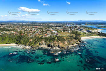 Aerial Photo Hibbard Area Port Macquarie NSW Aerial Photography