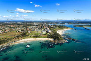 Aerial Photo Hibbard Area Port Macquarie NSW Aerial Photography