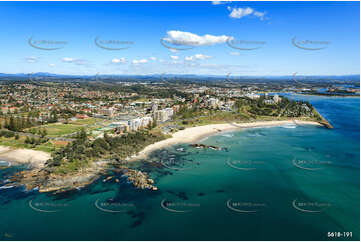 Aerial Photo Hibbard Area Port Macquarie NSW Aerial Photography