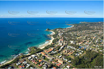 Aerial Photo Hibbard Area Port Macquarie NSW Aerial Photography