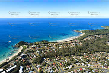 Aerial Photo Hibbard Area Port Macquarie NSW Aerial Photography