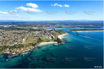 Aerial Photo Hibbard Area Port Macquarie NSW Aerial Photography