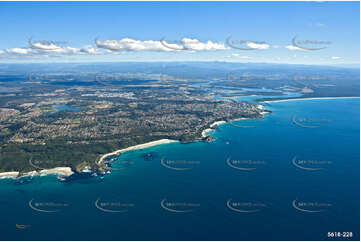 Aerial Photo Hibbard Area Port Macquarie NSW Aerial Photography